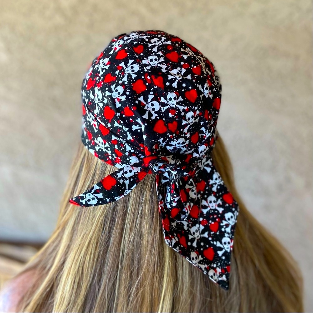 Biker HEAD WRAP Skull Design BY THAT’S a WRAP
